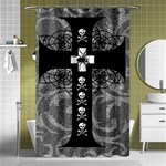 Spider Web Cross Shower Curtain 48  x 72  (Small)