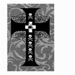 Spider Web Cross Small Garden Flag (Two Sides)