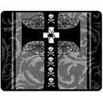 Spider Web Cross Double Sided Fleece Blanket (Medium)