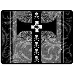 Spider Web Cross Double Sided Fleece Blanket (Large) from ArtsNow.com 80 x60  Blanket Back