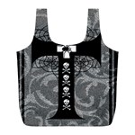 Spider Web Cross Full Print Recycle Bag (L)