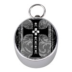 Spider Web Cross Silver Compass (Mini)