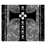 Spider Web Cross Double Sided Flano Blanket (Small)