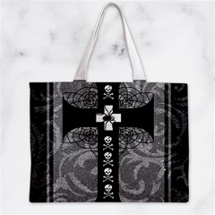 Spider Web Cross Zipper Mini Tote Bag from ArtsNow.com Back