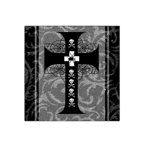 Spider Web Cross Satin Bandana Scarf from ArtsNow.com Front
