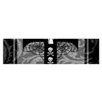 Spider Web Cross Satin Scarf (Oblong)