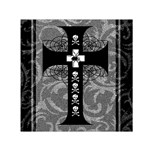 Spider Web Cross Small Satin Scarf (Square)