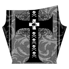 Spider Web Cross Yoga Cropped Leggings from ArtsNow.com Left