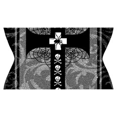 Spider Web Cross Yoga Cropped Leggings from ArtsNow.com Waistband Back
