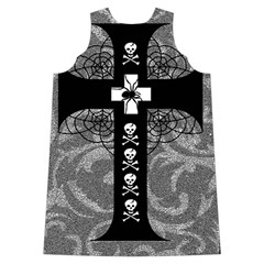 Spider Web Cross Shoulder Cutout Velvet One Piece from ArtsNow.com Back