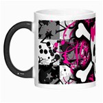 Splatter Girly Skull Morph Mug