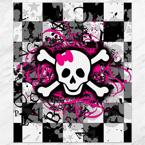 Splatter Girly Skull Canvas 20  x 24  from ArtsNow.com 19.57 x23.15  Canvas - 1