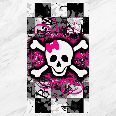 Splatter Girly Skull Canvas 40  x 72  from ArtsNow.com 39.28 x69.23  Canvas - 1
