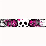 Splatter Girly Skull Small Bar Mat