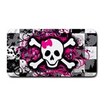 Splatter Girly Skull Medium Bar Mat