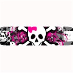 Splatter Girly Skull Large Bar Mat