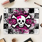 Splatter Girly Skull Cosmetic Bag (XL)