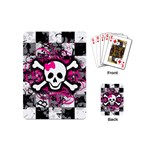 Splatter Girly Skull Playing Cards Single Design (Mini)