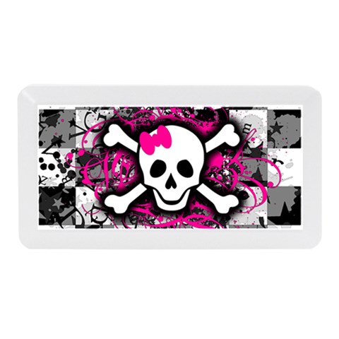 Splatter Girly Skull Memory Card Reader (Mini) from ArtsNow.com Front