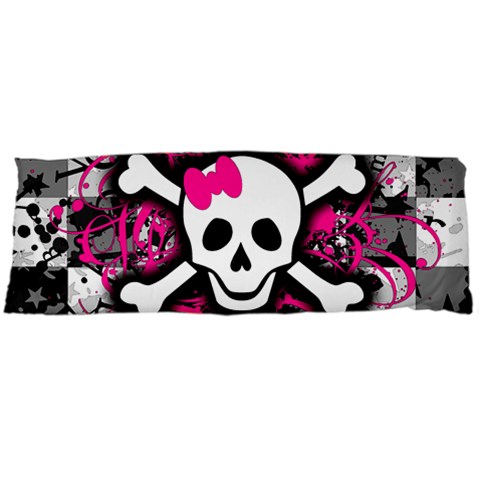 Splatter Girly Skull Body Pillow Case (Dakimakura) from ArtsNow.com Body Pillow Case