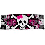 Splatter Girly Skull Body Pillow Case (Dakimakura)