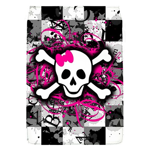 Splatter Girly Skull Removable Flap Cover (S) from ArtsNow.com Front