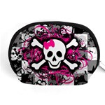 Splatter Girly Skull Accessory Pouch (Medium)