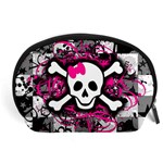 Splatter Girly Skull Accessory Pouch (Large)