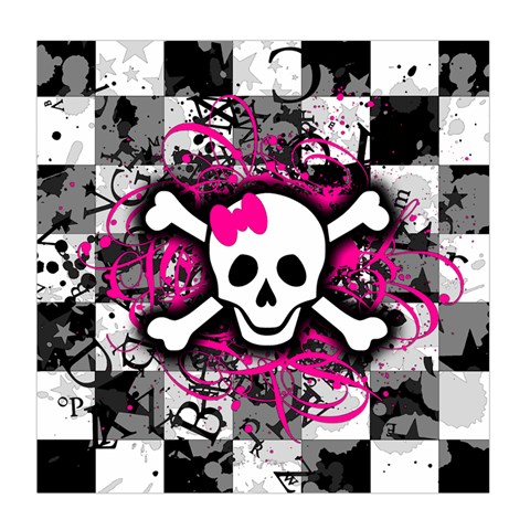 Splatter Girly Skull Duvet Cover Double Side (Queen Size) from ArtsNow.com Front