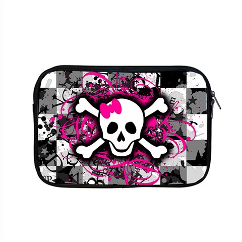 Splatter Girly Skull Apple MacBook Pro 15  Zipper Case from ArtsNow.com Front
