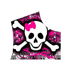 Splatter Girly Skull Women s Button Up Vest from ArtsNow.com Top Right