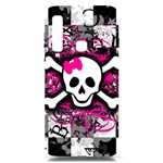 Splatter Girly Skull Samsung Galaxy A9 TPU UV Case