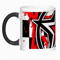 Star Checkerboard Splatter Morph Mug from ArtsNow.com Left