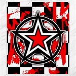 Star Checkerboard Splatter Canvas 8  x 10 