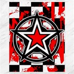 Star Checkerboard Splatter Canvas 12  x 16 