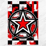 Star Checkerboard Splatter Canvas 12  x 18 