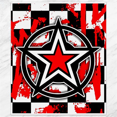 Star Checkerboard Splatter Canvas 20  x 24  from ArtsNow.com 19.57 x23.15  Canvas - 1