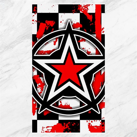 Star Checkerboard Splatter Canvas 40  x 72  from ArtsNow.com 39.28 x69.23  Canvas - 1