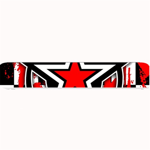 Star Checkerboard Splatter Small Bar Mat from ArtsNow.com 24 x4  Bar Mat
