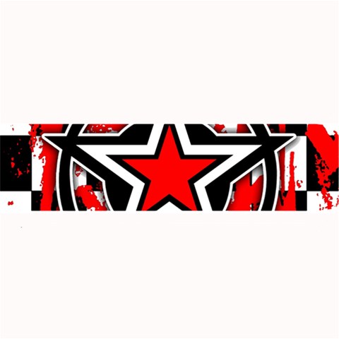 Star Checkerboard Splatter Large Bar Mat from ArtsNow.com 32 x8.5  Bar Mat