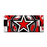 Star Checkerboard Splatter Hand Towel