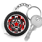 Star Checkerboard Splatter Measuring Tape