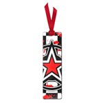 Star Checkerboard Splatter Small Book Mark