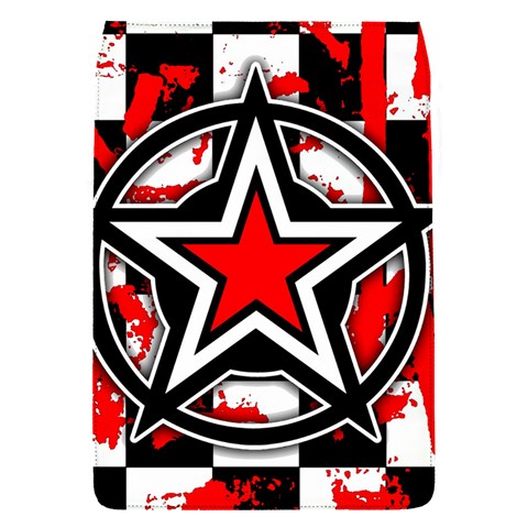 Star Checkerboard Splatter Removable Flap Cover (S) from ArtsNow.com Front