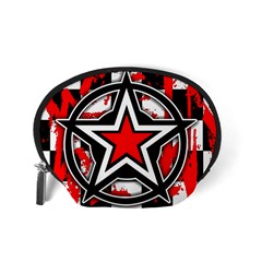 Star Checkerboard Splatter Accessory Pouch (Small) from ArtsNow.com Back