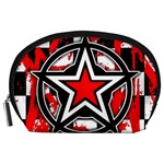 Star Checkerboard Splatter Accessory Pouch (Large)