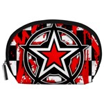 Star Checkerboard Splatter Accessory Pouch (Large)