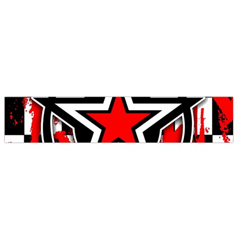 Star Checkerboard Splatter Small Flano Scarf from ArtsNow.com Front