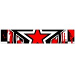 Star Checkerboard Splatter Large Flano Scarf 