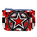 Star Checkerboard Splatter Large Coin Purse